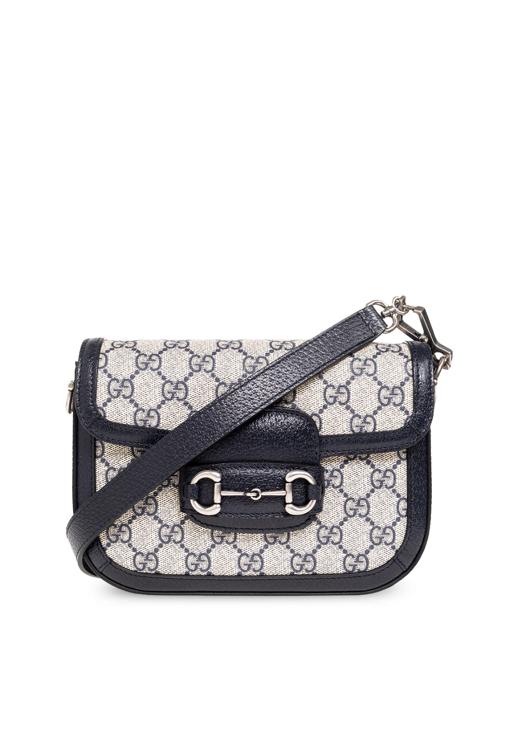 Navy blue '1955 Horsebit Mini' shoulder bag Gucci - Vitkac